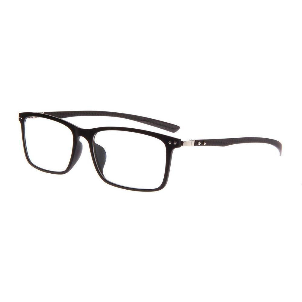 New Visual Lite VL-903 Black Eyeglasses with Carbon Fiber Temples 55/16/140